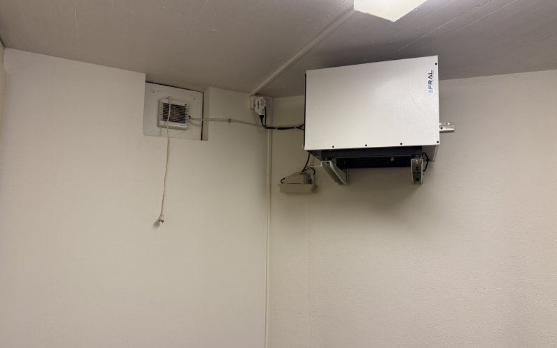 Déshumidificateur dans une villa de standing